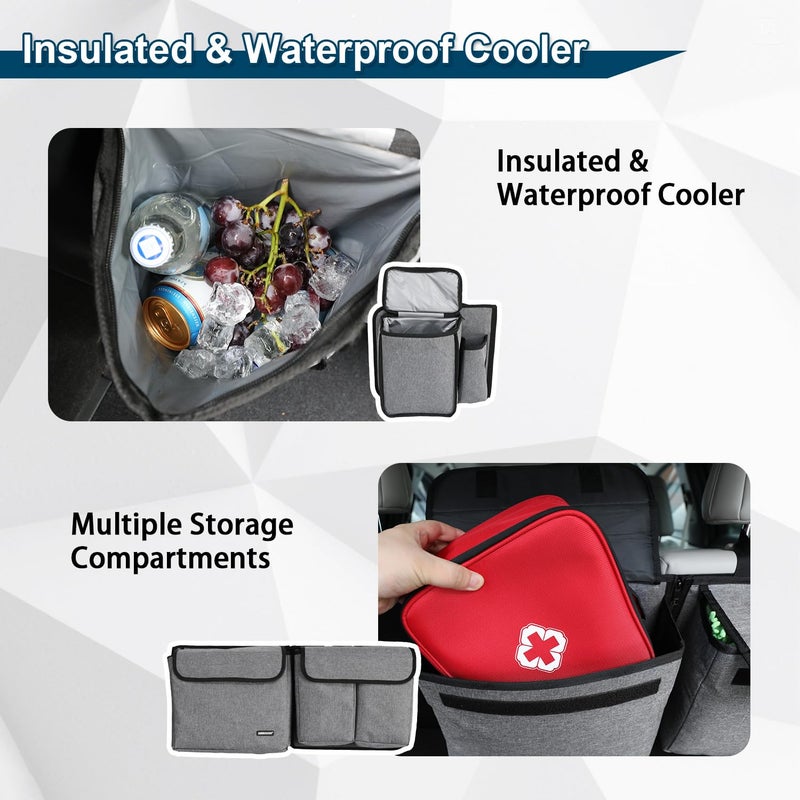MARKSIGN Deluxe Trunk and Backseat Organizer for Medium or large size SUVs & RVs, Detachable Storage Modules with Built-in Cooler, Patent Pending - Image 4